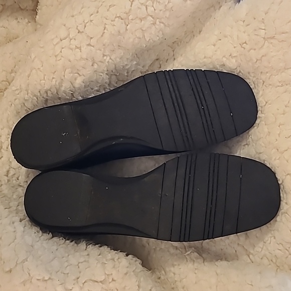 SALVATORE FERRAGAMO Black Seila Shoes Size 5 B - Picture 6 of 9